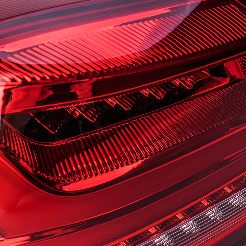 Задние диодные фонари (оптика) Mitsubishi Lancer X Red white в стили ауди