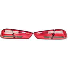 Задні діодні ліхтарі оптика Mitsubishi Lancer X Red Smoked стиль Ауді Задні діодні ліхтарі оптика Mitsubishi Lancer X Red Smoked стиль Ауді