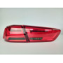 Задние диодные фонари (оптика) Mitsubishi Lancer X  Red smoked в стили ауди