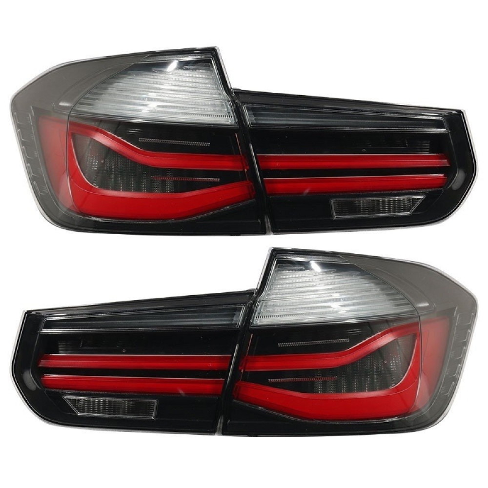 Задні Led ліхтарі BMW 3 F30 для LCI (димчаті)