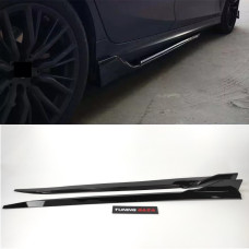 Диффузоры на пороги BMW 4 G22 G26 черный глянец