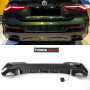 Дифузор заднього бампера М пакет BMW 4 G22 440I Coupe Чорний глянець