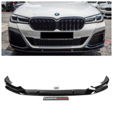 Накладка переднього бампера рестайл BMW 5 G30 M Performance глянець