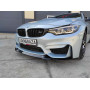 Дифузор переднього бампера BMW M3 F80 M4 F82 стиль CS Black