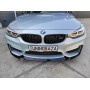 Дифузор переднього бампера BMW M3 F80 M4 F82 стиль CS Black