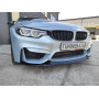 Дифузор переднього бампера BMW M3 F80 M4 F82 стиль CS Black