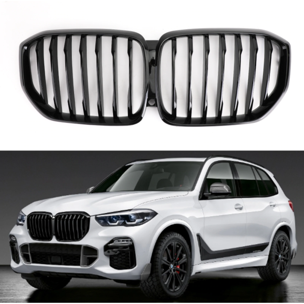 Решетки радиатора (ноздри) BMW X5 G05 Shadow Line