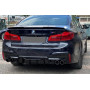 Дифузор заднього M бампера BMW 5 G30 G31 M5 Competition  (глянець)