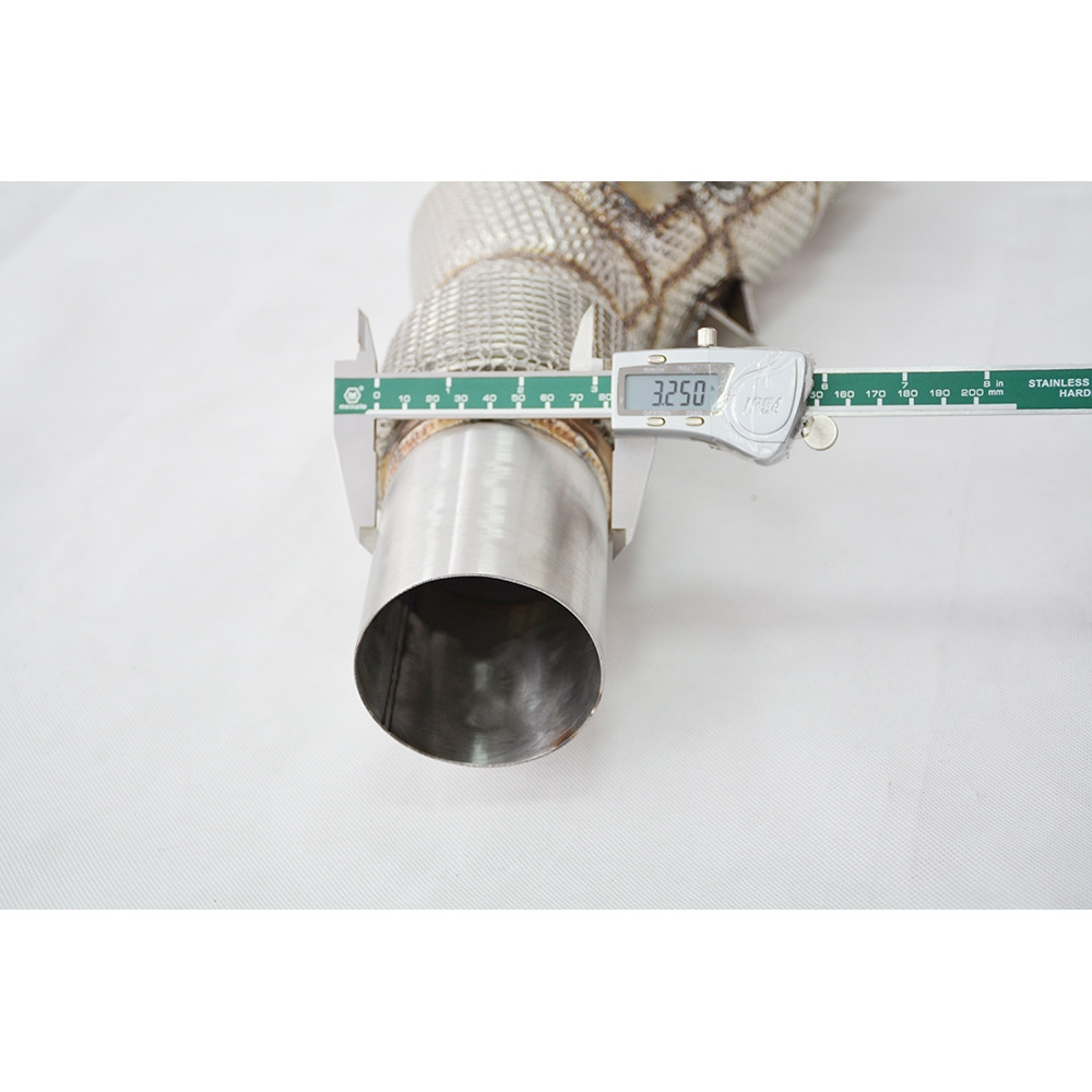 ДаунПайп BMW B48 G30 F20 F21 F22 F23 F30 F31 F32 F34 320i 330i 420i 430i 530i 2.0L Тепловой экран (2015+)