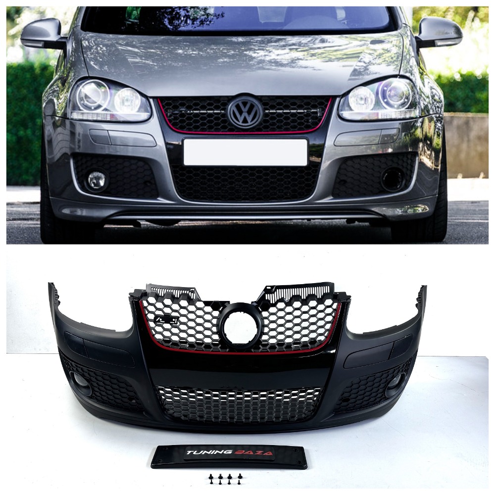 Бампер передний Volkswagen Golf 5 (2003-2009) в стиле GTI