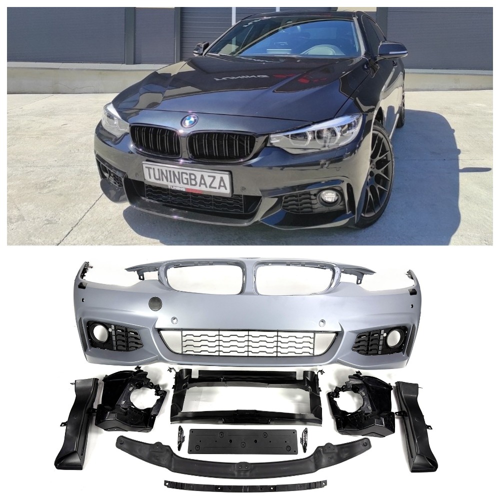Бампер передній BMW 4-Series F32/F33/F36 (2014-2020) в стилі M-Package
