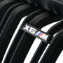 Решітки радіатора (ніздрі) BMW X5 F15 X6 F16 M Style чорний матовий