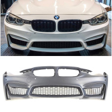 Бампер передний BMW 3-Series F30/F31 (2011-2019) в стиле М3 под PDC и омыватели, без ПТФ