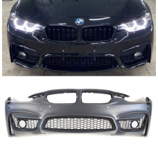 Бампер передний BMW 3-Series F30/F31 (2011-2019) в стиле М3 под ПТФ