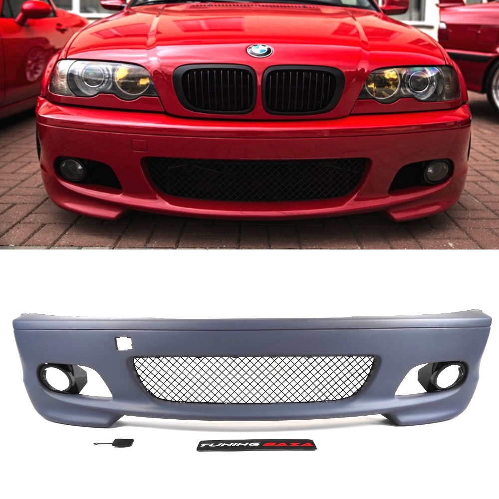 Бампер передній BMW 3 E46 Coupe Cabrio M пакет