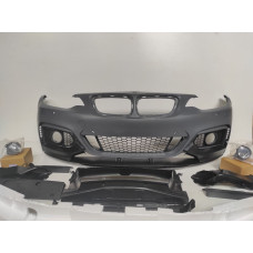 Бампер передний BMW 2 Series COUPE F22 F23 M-Performance (13-17) с вырезами под парктроники с системой омывателей фар Бампер передний BMW 2 Series COUPE F22 F23 M-Performance (13-17) с вырезами под парктроники с системой омывателей фар