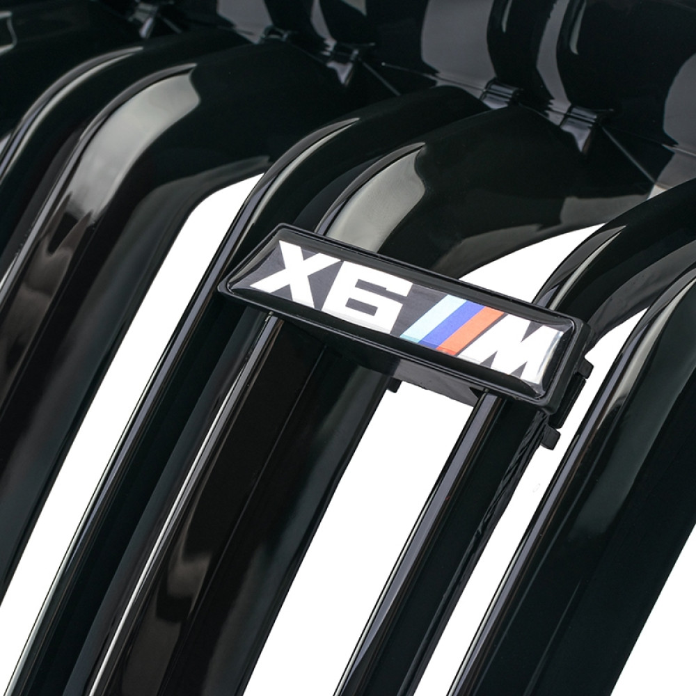 Решітки радіатора (ніздрі) BMW X5 F15/ X6 F16 (2013-2018) у стилі M-Performance