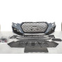 Бампер передній Audi A4 B9 2017 2019 під ПДК під омивач чорна решітка
