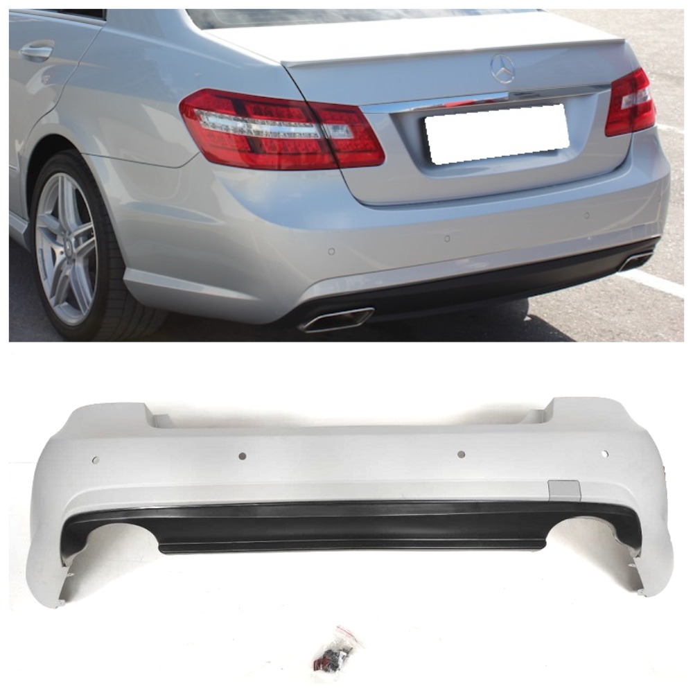 Бампер задній Mercedes E-Class W212 (2009-2013) у стилі AMG під PDC