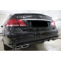Бампер задній Mercedes E-Class W212 (2014-2016) у стилі AMG E63 під PDC