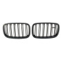 Решітки радіатора (ніздрі) BMW X5 E70/X6 E71 (2007-2013) у стилі M-Performance (Matte Black)