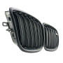Решітки радіатора (ніздрі) BMW X5 E70/X6 E71 (2007-2013) у стилі M-Performance (Matte Black)
