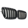 Решітки радіатора (ніздрі) BMW X5 E70/X6 E71 (2007-2013) у стилі M-Performance (Matte Black)