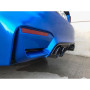 Бампер задний BMW 4 F32 / F33  в стиле М4 Вырезы под парктроник (GOOD GO)