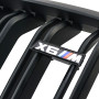 Решітки радіатора (ніздрі) BMW X5 E70/X6 E71 (2007-2013) у стилі M-Performance (Matte Black)