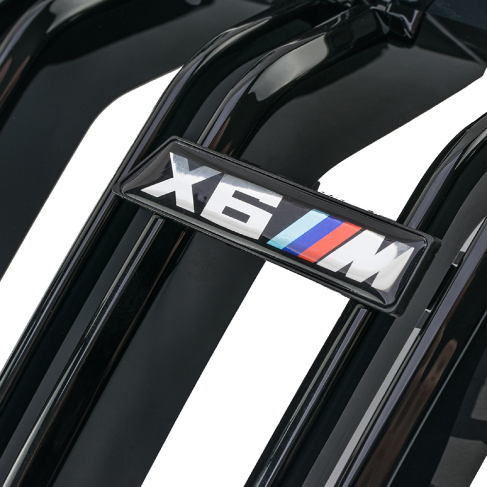Решетки радиатора (ноздри) BMW X5 E70/X6 E71 (2007-2013) в стиле M-Performance