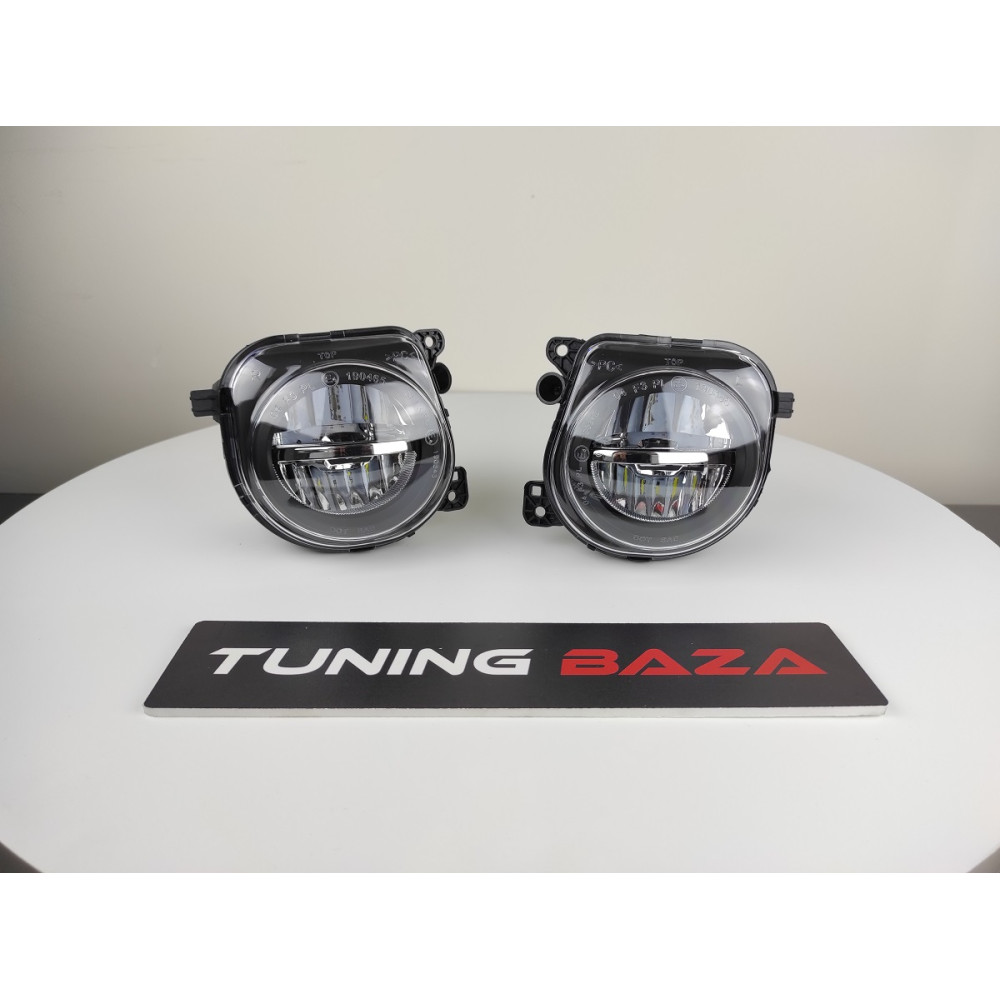 Комплект протитуманних фар BMW F10, F11 LCI прозорі