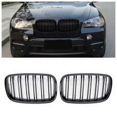 Решітки радіатора (ніздрі) BMW X5 E70/X6 E71 (2007-2013) у стилі М (Gloss Black) Решітки радіатора (ніздрі) BMW X5 E70/X6 E71 (2007-2013) у стилі М (Gloss Black)