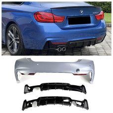 Бампер задний BMW 4-Series F32/F33 (2014-2020) в стиле M-Performance под PDC