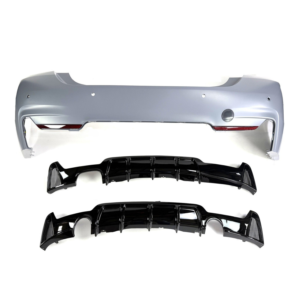 Бампер задній BMW 4-Series F32/F33 (2014-2020) в стилі M-Performance під PDC