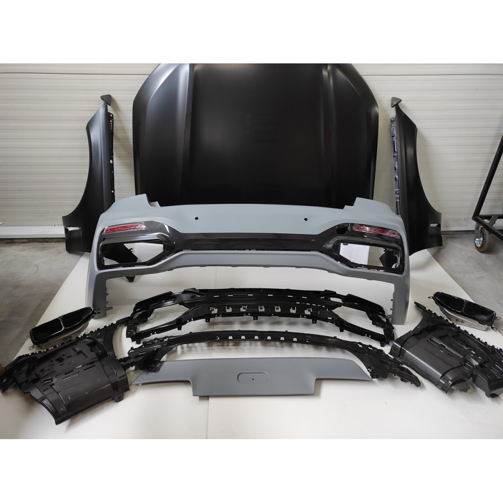 Комплект обвеса рестайлинг и оптика на BMW 7 G11 G12