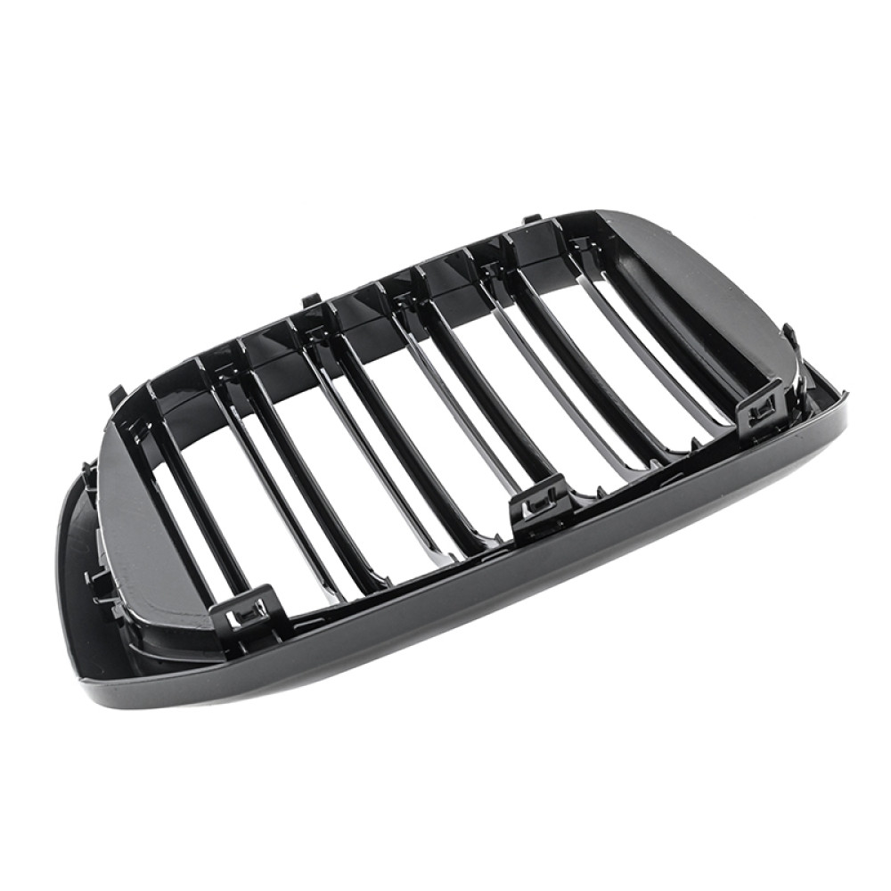 Решетка радиатора (ноздри) BMW X3 G01/ X4 G02 (2017-2022) в стиле M-Look (Gloss Black)