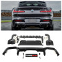 Диффузор заднего бампера BMW X4 G02 LCI MP Style Black