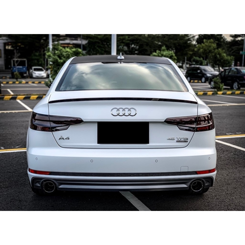 Спойлер Audi A4 B9 (2015-2025) в cтиле S-line (черный глянец)