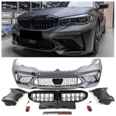 Бампер передний BMW 3-Series G20 (2018-2023) в стиле М2 Competition