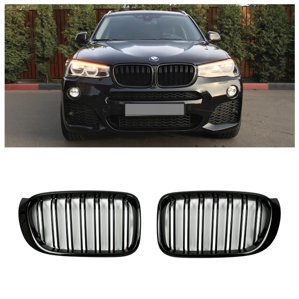 Решетки радиатора (ноздри) BMW X3 F25/X4 F26 (2014-2017) в стиле M-Performance