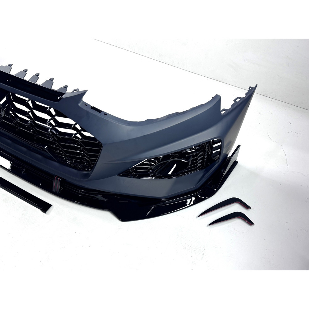 Сплитер (губа) Audi A4 B9 (2019+) под RS бампер