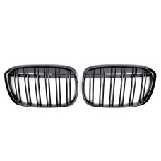 Решітки радіатора (ніздрі) BMW X1 F48 M Style Gloss Black