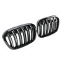 Решітки радіатора (ніздрі) BMW X1 F48 M Style Gloss Black