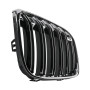 Решітки радіатора (ніздрі) BMW X1 F48 M Style Gloss Black