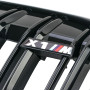 Решітки радіатора (ніздрі) BMW X1 F48 M Style Gloss Black