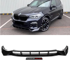 Накладка (губа) на передний бампер BMW X3 G01 X4 G02 (2017-2021)