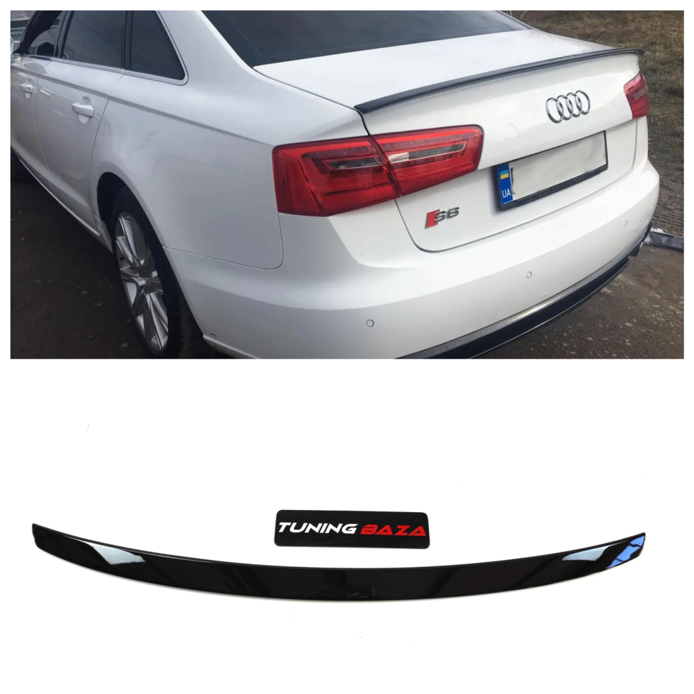 Спойлер крышки багажника Audi A6 C7 (2012-2017) в стиле S-Line