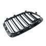 Решетки радиатора (ноздри) BMW X1 E84 M Style Gloss Black