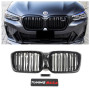Решетка радиатора BMW X3 G01/X4 G02 LCI (2021-2024) в стиле М (Gloss Black)