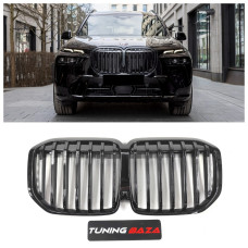 Решетки радиатора BMW X7 G07 LCI (2022-2025) в стиле Shadow Line